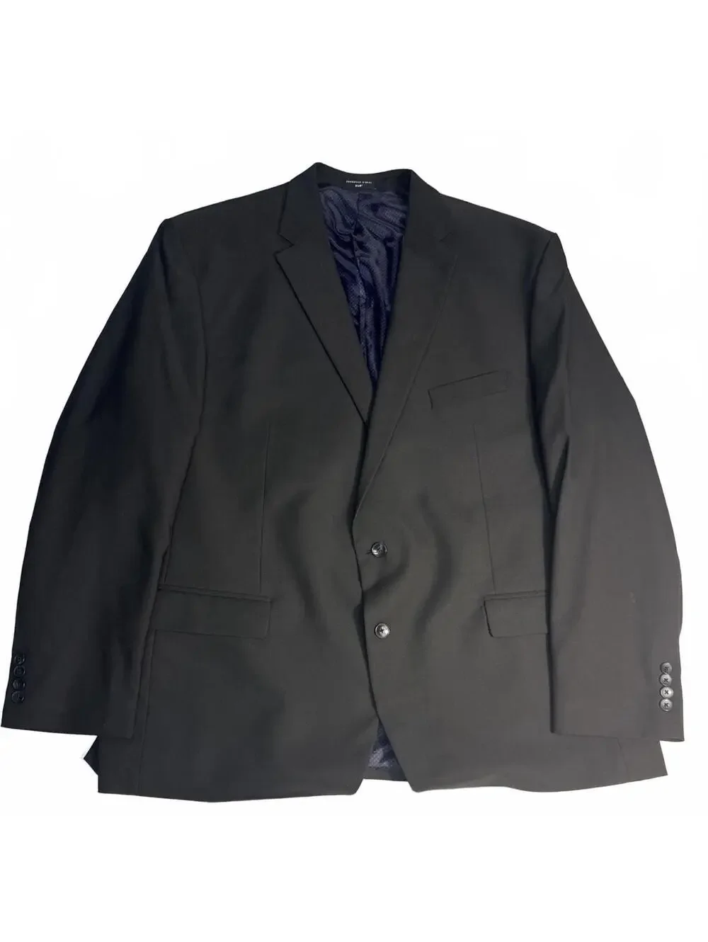 Shaquille O’Neal Mens Blazer XLG Black Suit Jacket Big & Tall 2 Button Lined